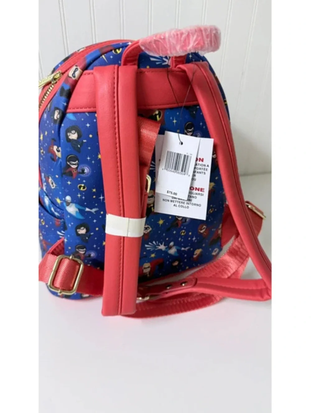 The incredibles all over print Disney parks loungefly bag new